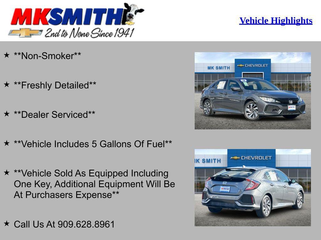 used 2018 Honda Civic car, priced at $16,215