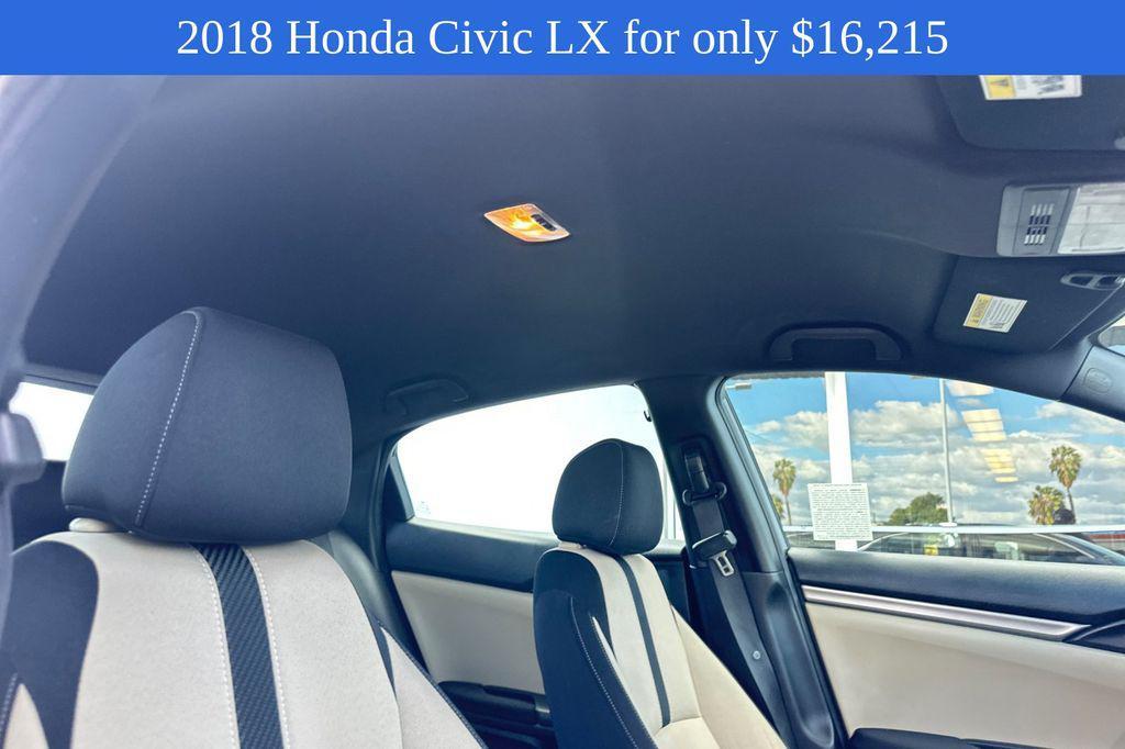 used 2018 Honda Civic car, priced at $16,215