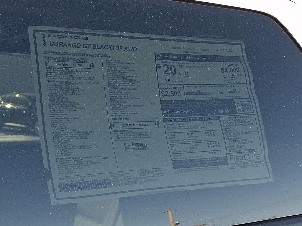 new 2026 Dodge Durango car, priced at $48,931