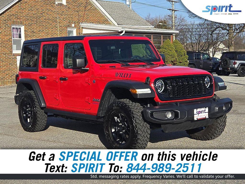 used 2025 Jeep Wrangler 4xe car, priced at $37,500