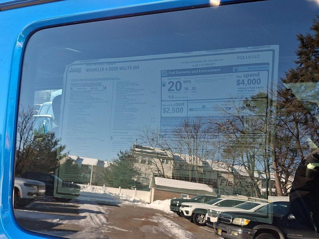 new 2026 Jeep Wrangler car, priced at $55,399