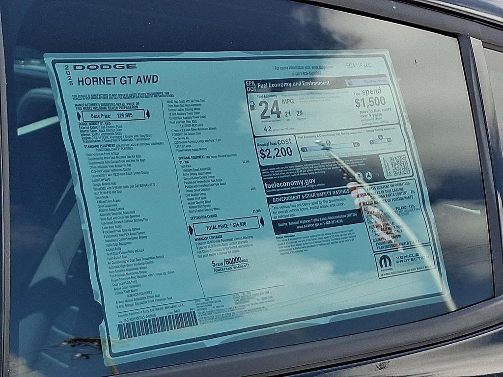 new 2025 Dodge Hornet car, priced at $33,761