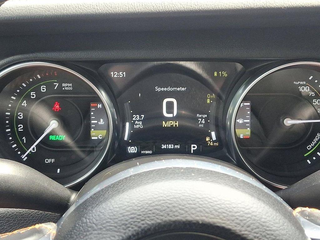 used 2023 Jeep Wrangler 4xe car, priced at $35,500