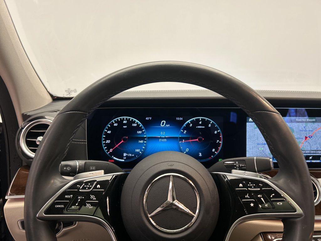 used 2022 Mercedes-Benz E-Class car, priced at $39,850