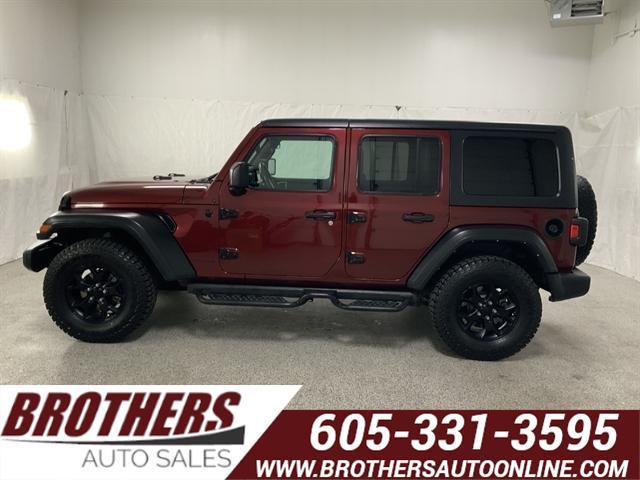 used 2021 Jeep Wrangler Unlimited car, priced at $24,227