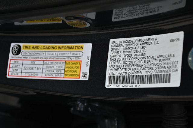 used 2025 Honda Accord car, priced at $12,980