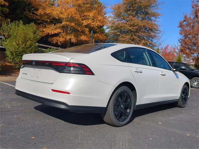 new 2025 Honda Accord car, priced at $30,750