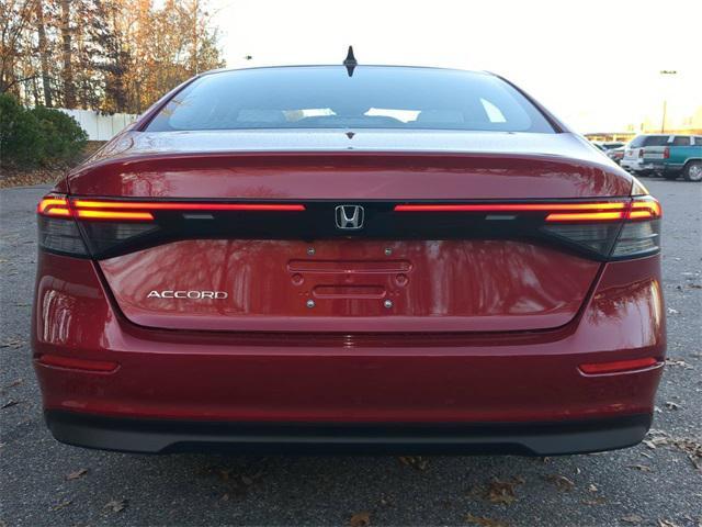 new 2025 Honda Accord car, priced at $30,750