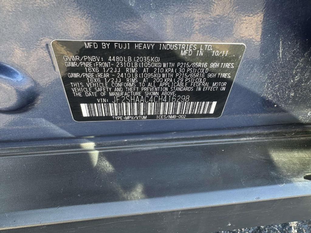 used 2012 Subaru Forester car, priced at $7,650