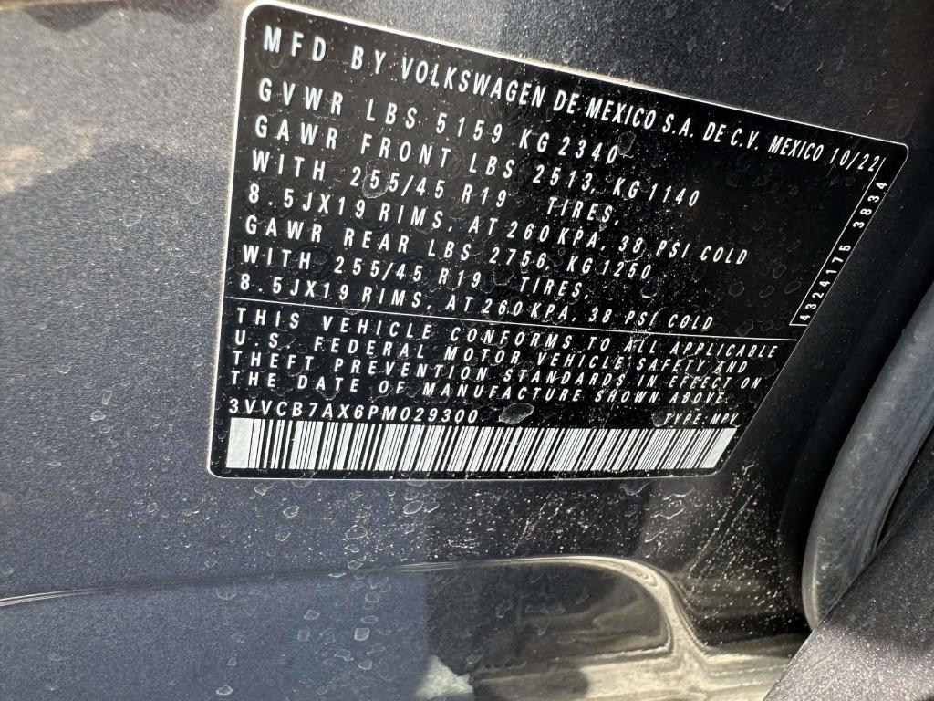 used 2023 Volkswagen Tiguan car, priced at $19,350