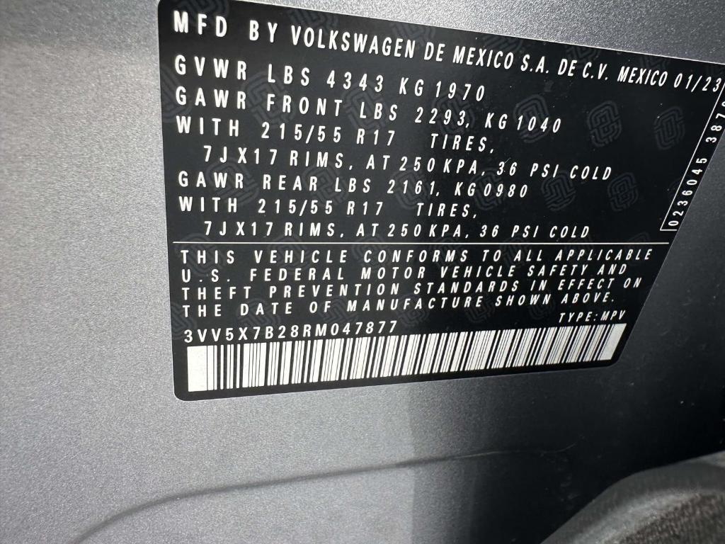 used 2024 Volkswagen Taos car, priced at $20,900