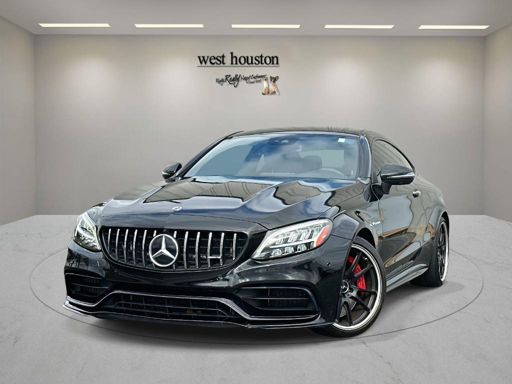 used 2021 Mercedes-Benz AMG C 63 car, priced at $59,750