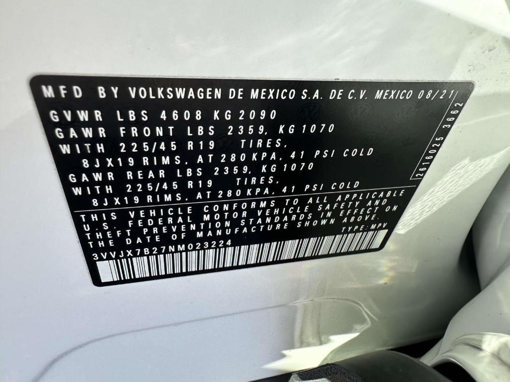 used 2022 Volkswagen Taos car, priced at $21,570