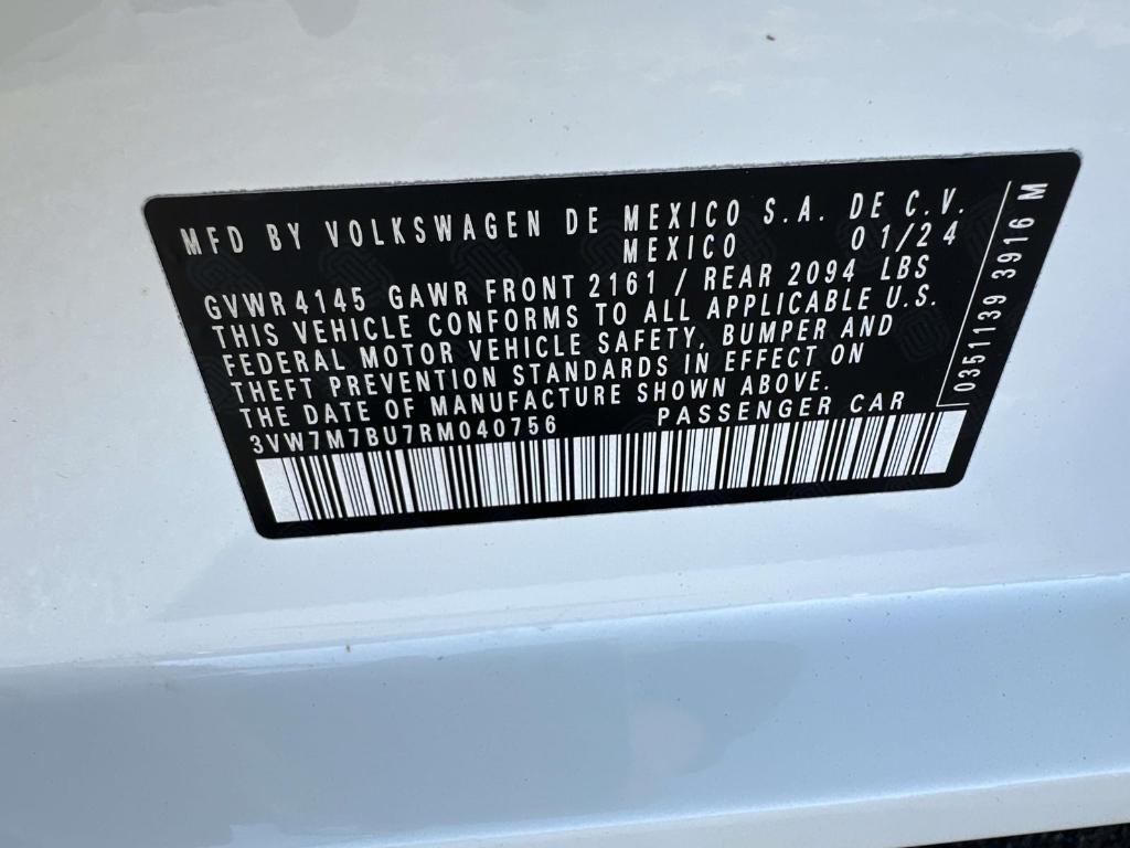 used 2024 Volkswagen Jetta car, priced at $19,450