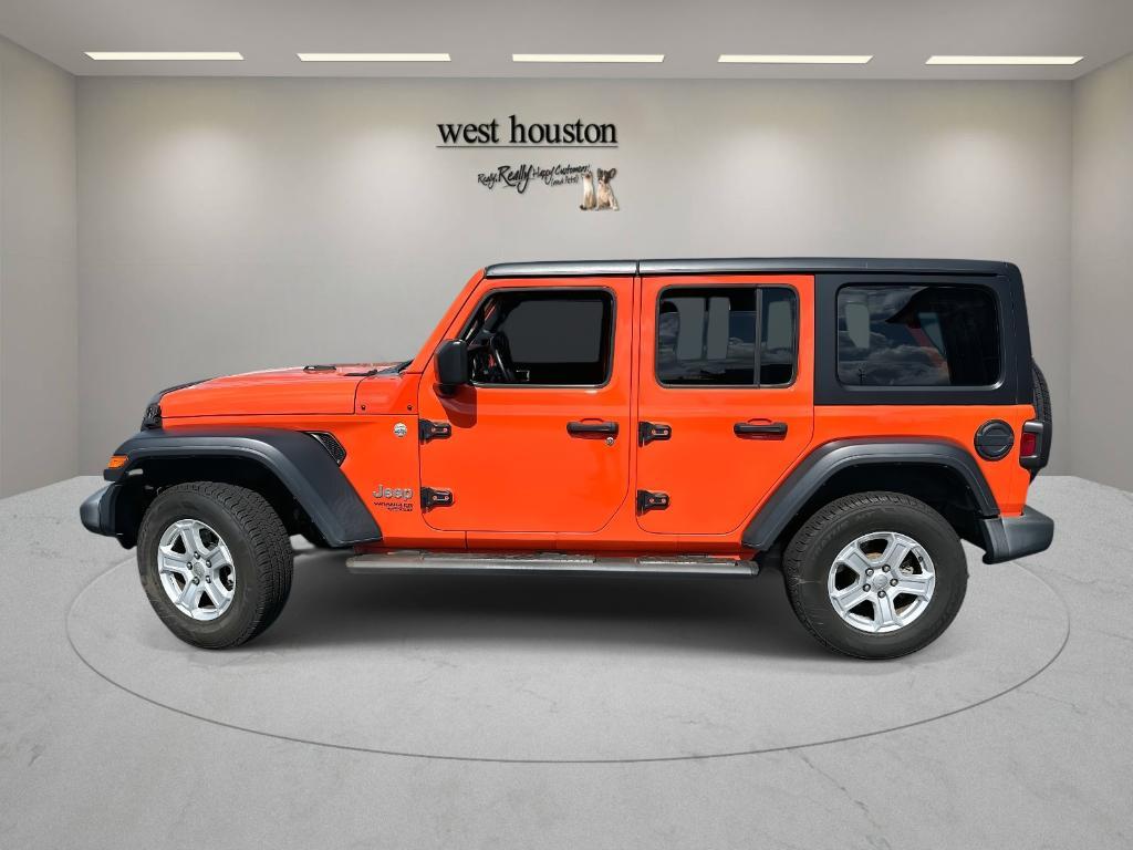 used 2020 Jeep Wrangler Unlimited car, priced at $22,787