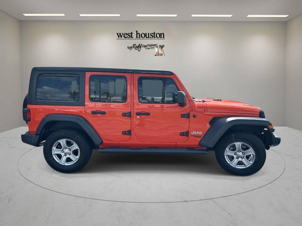 used 2020 Jeep Wrangler Unlimited car, priced at $22,787