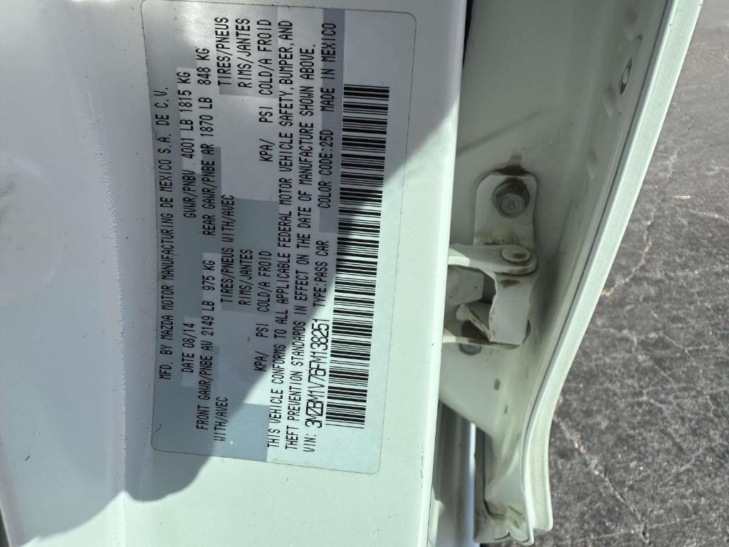 used 2015 Mazda Mazda3 car, priced at $7,900