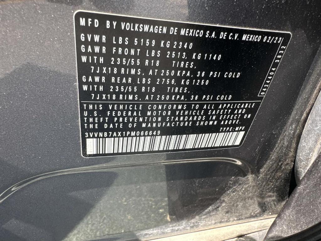 used 2023 Volkswagen Tiguan car, priced at $22,650