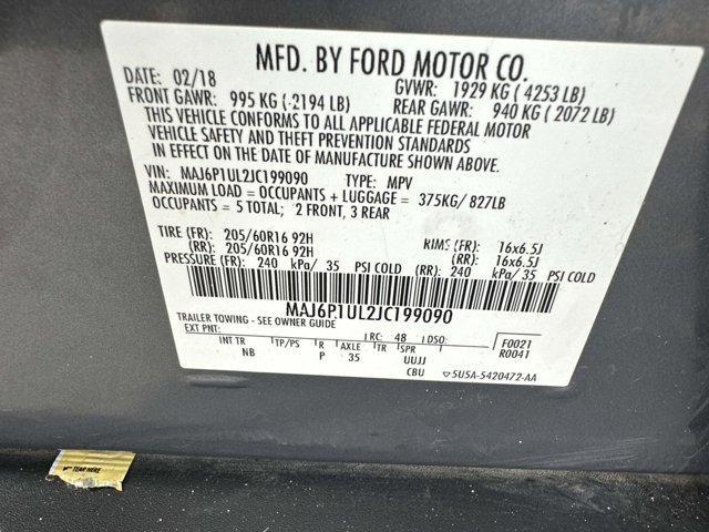 used 2018 Ford EcoSport car, priced at $9,450