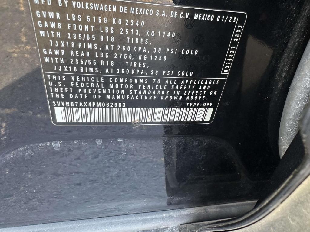 used 2023 Volkswagen Tiguan car, priced at $22,250