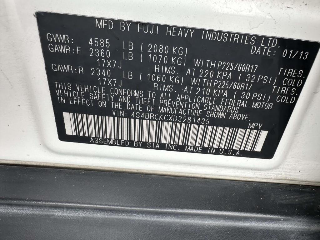 used 2013 Subaru Outback car, priced at $8,990