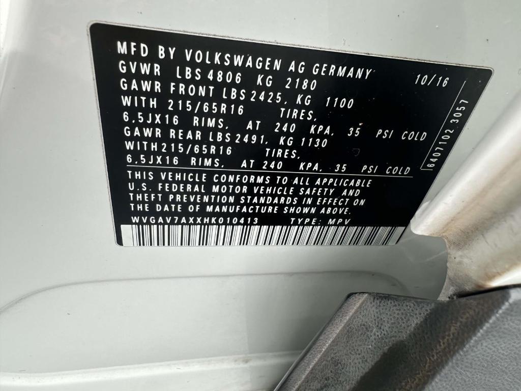 used 2017 Volkswagen Tiguan car, priced at $8,450