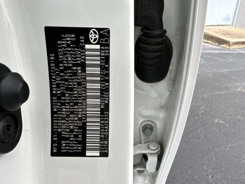 used 2017 Toyota Corolla car, priced at $12,900