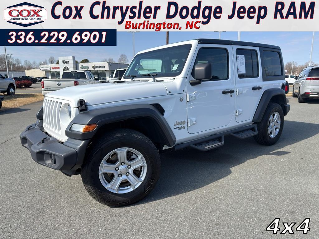 used 2021 Jeep Wrangler Unlimited car, priced at $19,999