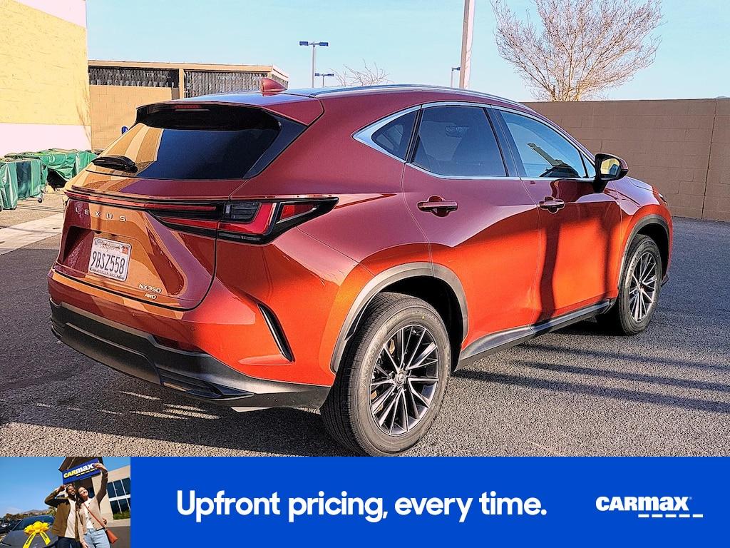 used 2022 Lexus NX 350 car, priced at $32,998