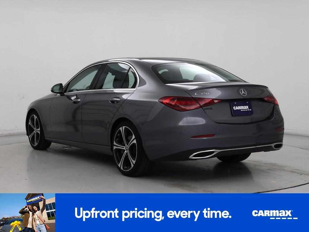 used 2022 Mercedes-Benz C-Class car, priced at $34,998