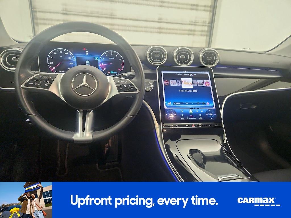 used 2022 Mercedes-Benz C-Class car, priced at $34,998