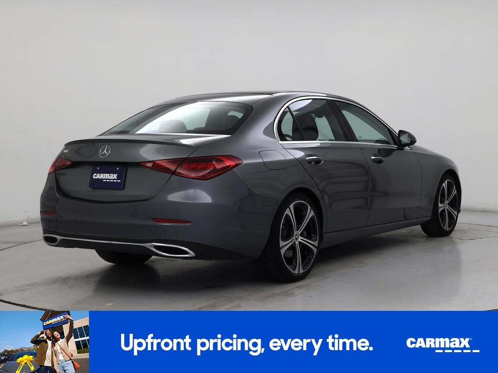 used 2022 Mercedes-Benz C-Class car, priced at $34,998