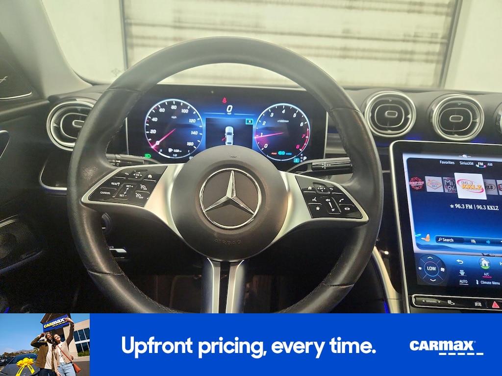 used 2022 Mercedes-Benz C-Class car, priced at $34,998