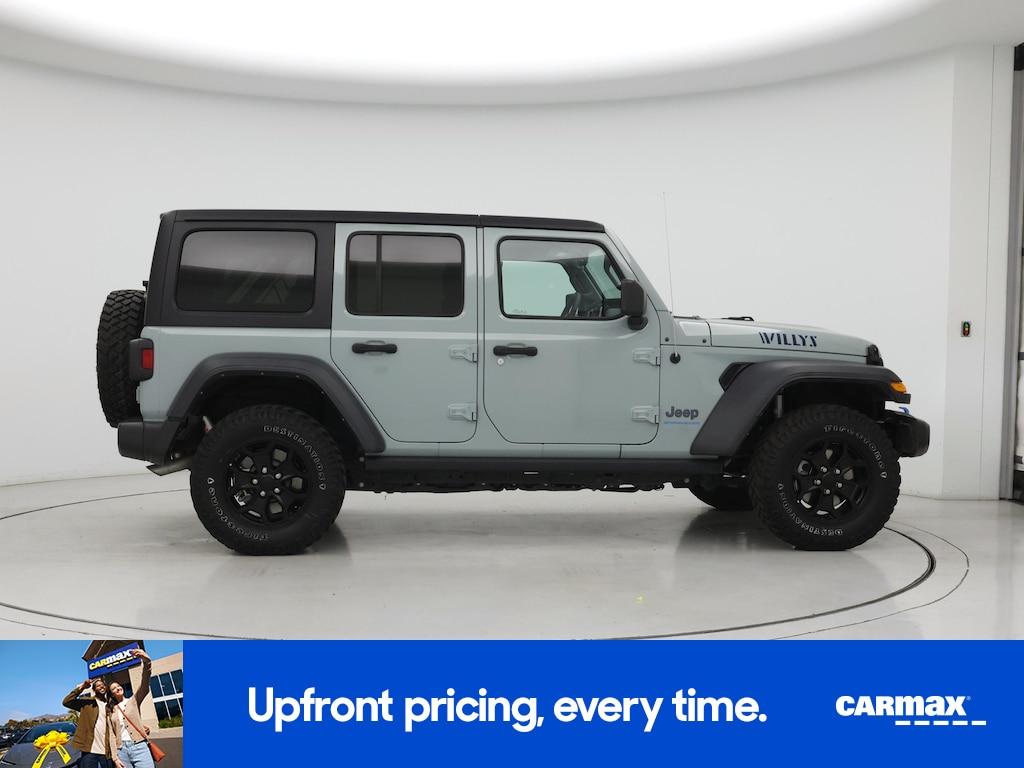 used 2023 Jeep Wrangler 4xe car, priced at $31,998