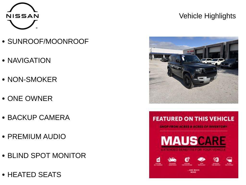 used 2025 Land Rover Defender car, priced at $49,997