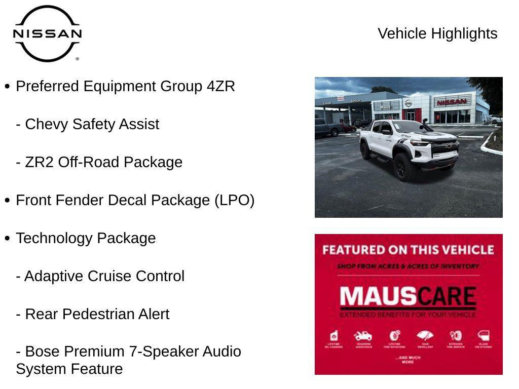 used 2025 Chevrolet Colorado car, priced at $48,395