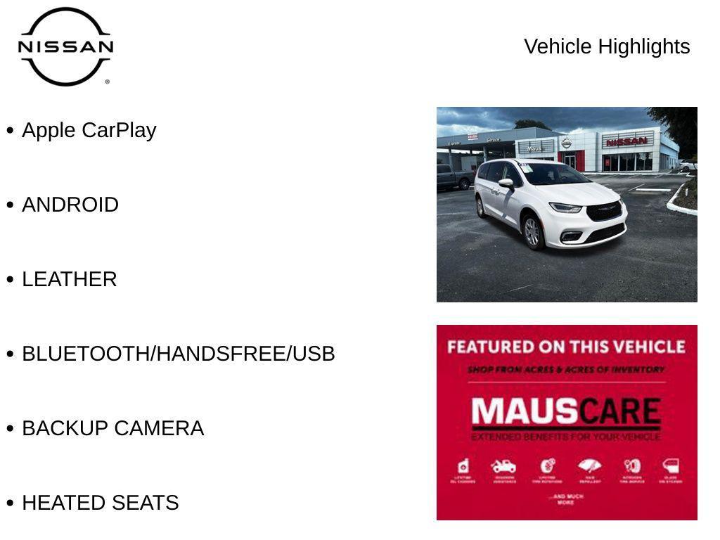 used 2023 Chrysler Pacifica car, priced at $23,998