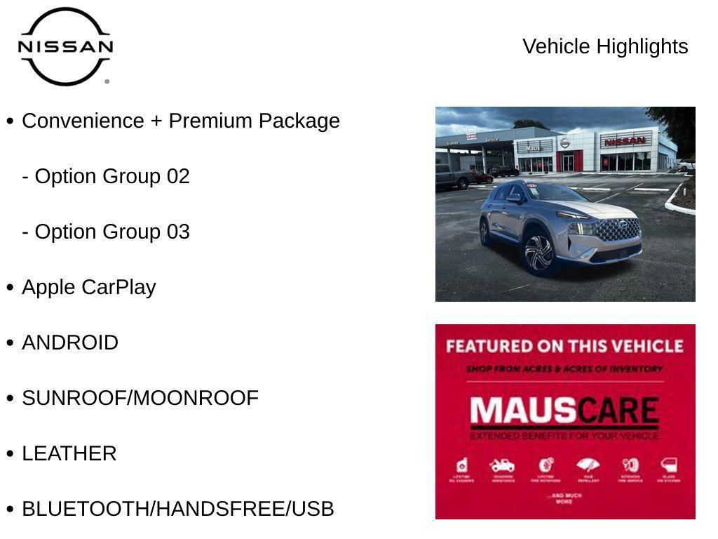 used 2022 Hyundai Santa Fe car, priced at $18,978