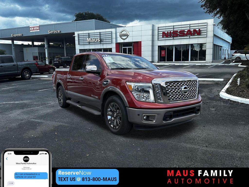 used 2017 Nissan Titan car, priced at $29,377