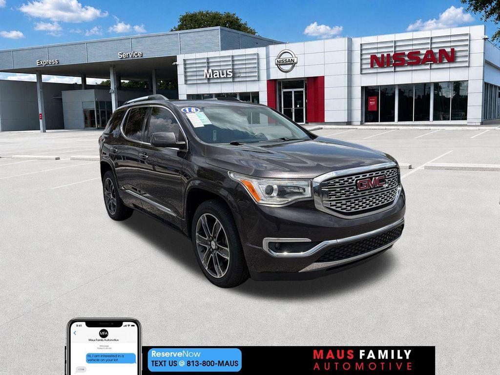 used 2018 GMC Acadia car, priced at $19,581