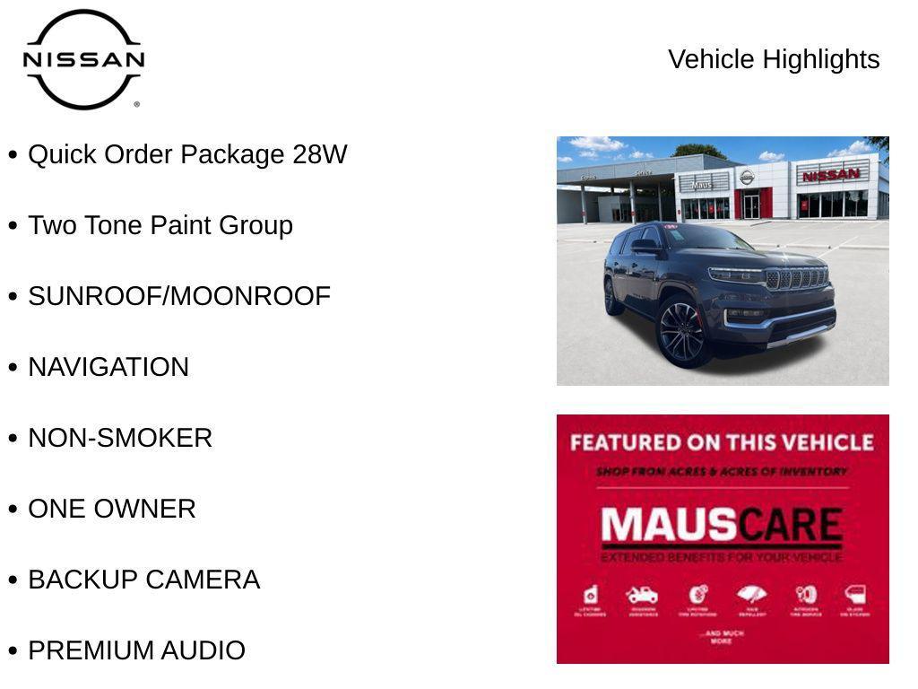 used 2024 Jeep Grand Wagoneer car, priced at $71,582
