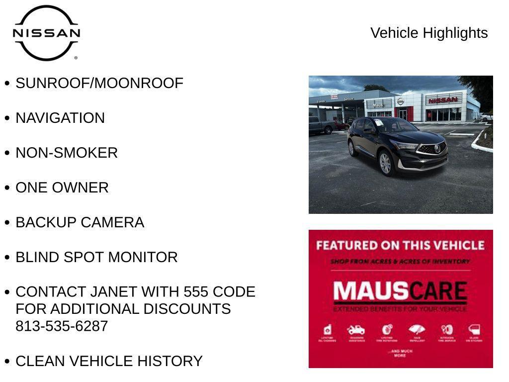 used 2020 Acura RDX car, priced at $23,381