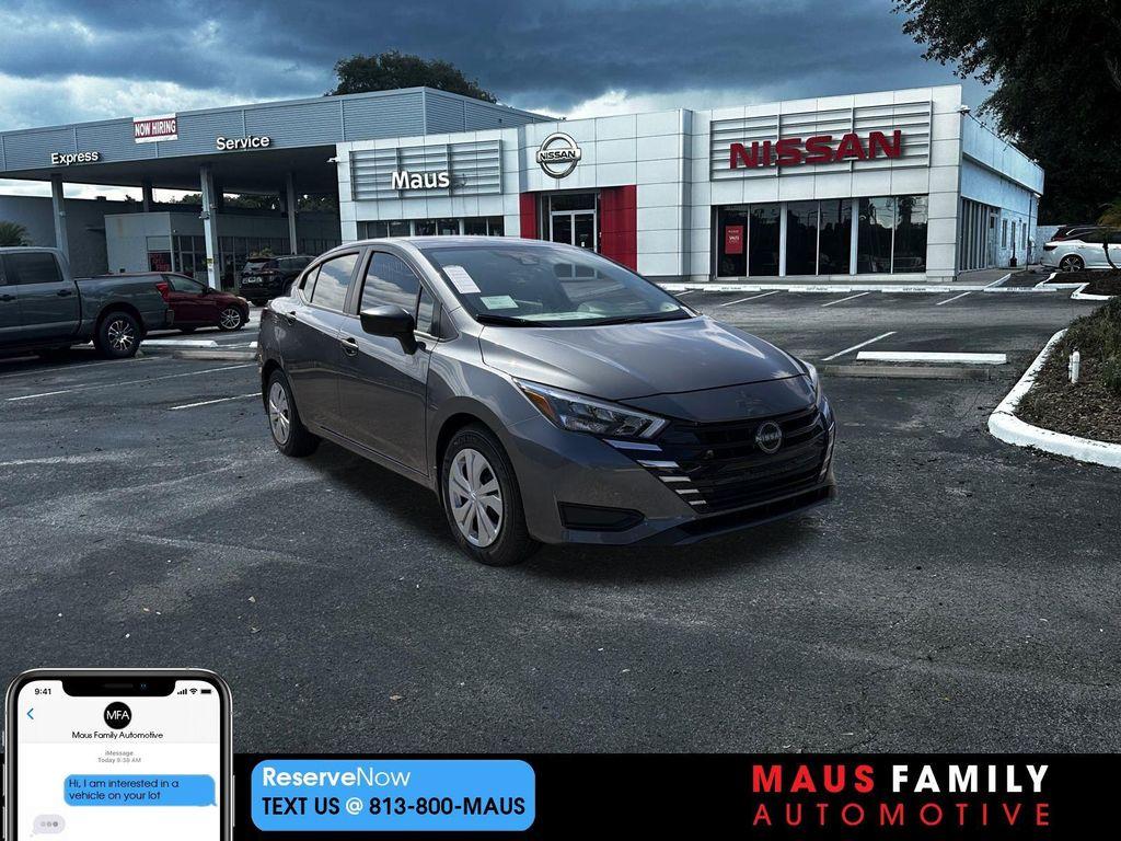 new 2025 Nissan Versa car, priced at $20,414