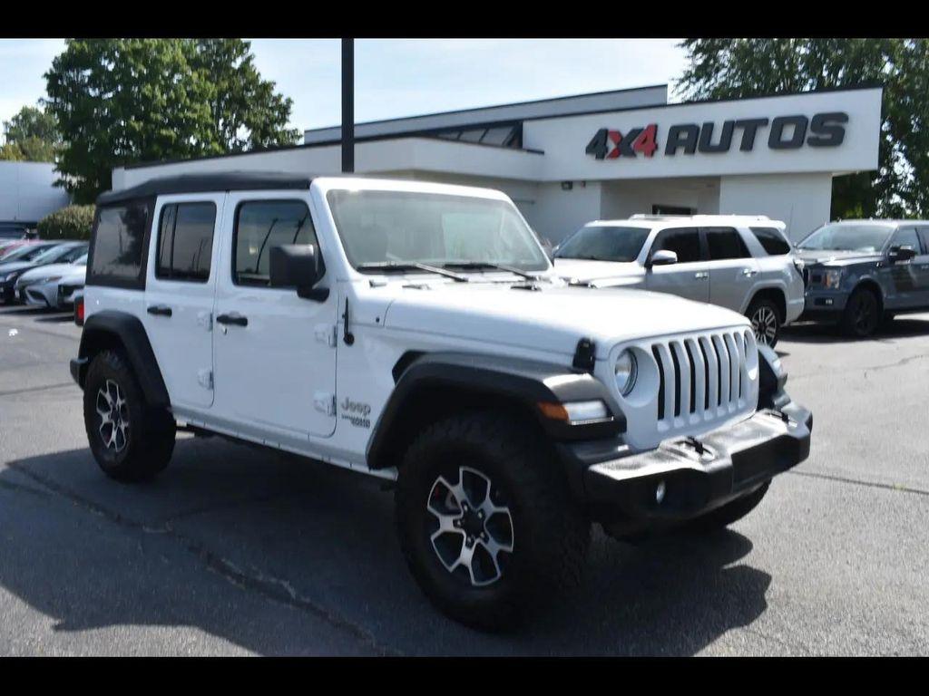 used 2021 Jeep Wrangler Unlimited car, priced at $22,246