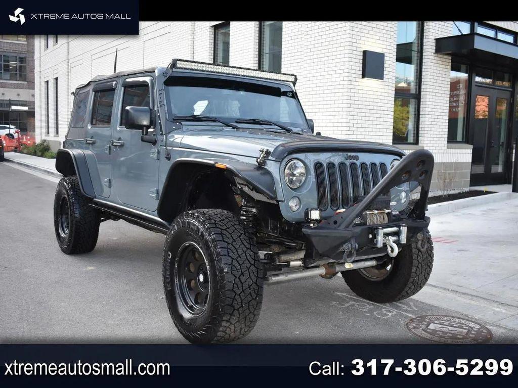 used 2015 Jeep Wrangler Unlimited car, priced at $18,797