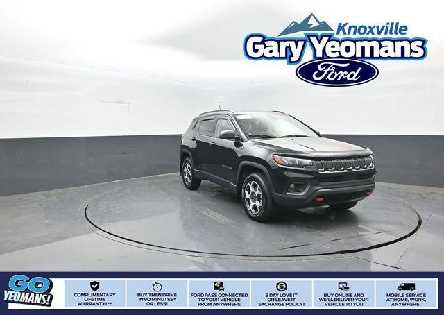 used 2022 Jeep Compass car, priced at $24,435