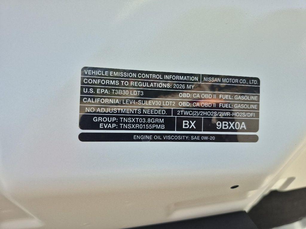 new 2026 Nissan Frontier car, priced at $36,133