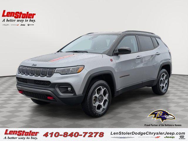 used 2022 Jeep Compass car, priced at $23,500