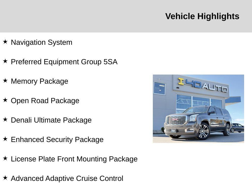 used 2019 GMC Yukon XL car, priced at $27,491