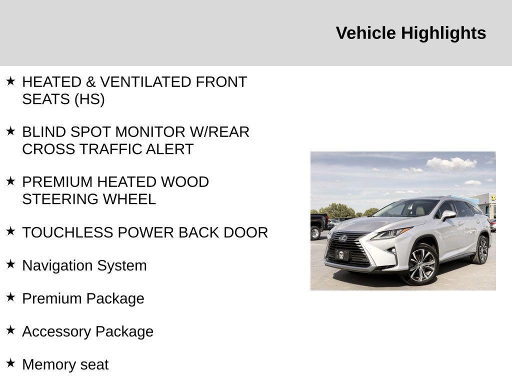 used 2018 Lexus RX 450h car, priced at $29,991